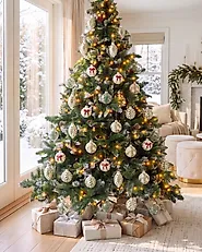 Set of 40 Baubles SNOWSPARK Glass Multicolour_1192154