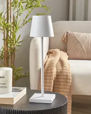 Wireless LED Table Lamp BACEIRO with Dimmer Metal White_940927
