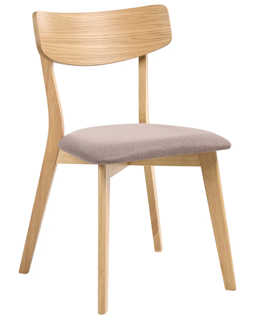 Set di 2 sedie da pranzo HOLLY Legno Marrone chiaro/Marrone_1065871