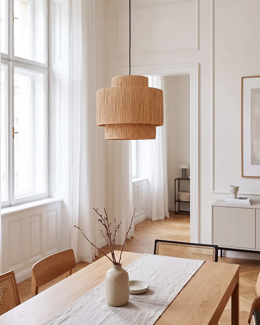 Pendant Lamp MAGECH Wicker Natural_1174176