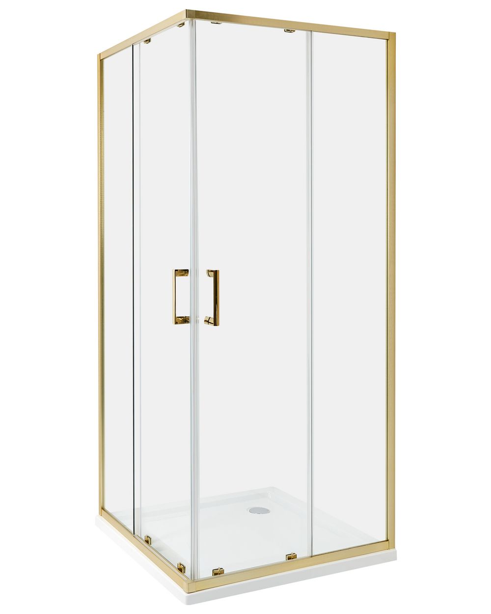 Cabine de douche TELA 80 x 80 x 185 cm Doré