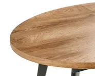 Extending Dining Table DUTTON Brown 140/180 cm 90 cm_1005811