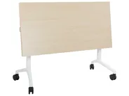 Składane biurko CAVI 120 cm 60 cm z kółkami Jasnobrązowy_922122