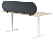 Desk Screen SPARKY 160 x 40 cm Dark Grey_1015337