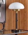 Lámpara de mesa de metal negro/dorado/blanco 55 cm MINIJA_825873