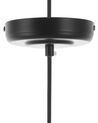 Metal Pendant Lamp Black DRIVA_694607