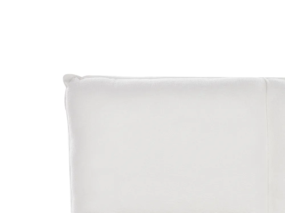 Bed Boucle VINAY 160 x 200 cm (EU King Size) White_945824