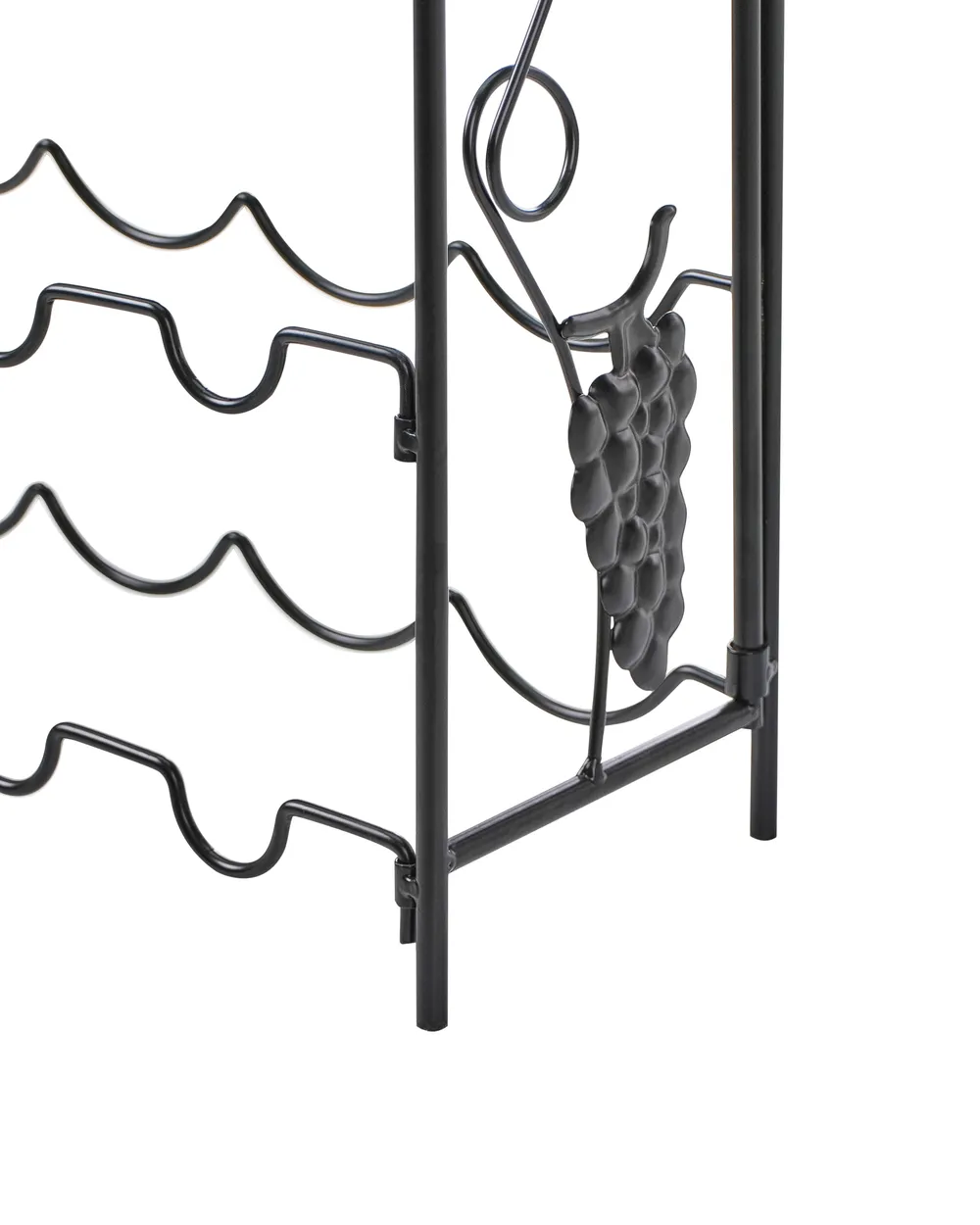 Wine Rack DONEGAL Metal Black_1000449