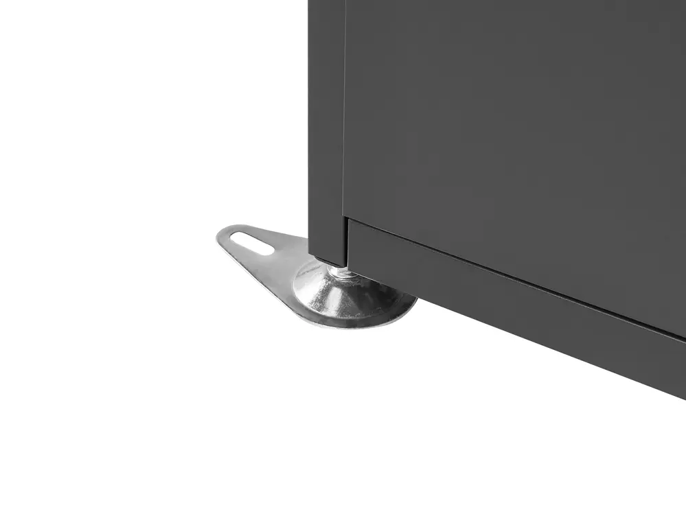 Szafa ogrodowa DORGALI 93 cm 88 cm Metal Grafitowy_1131470