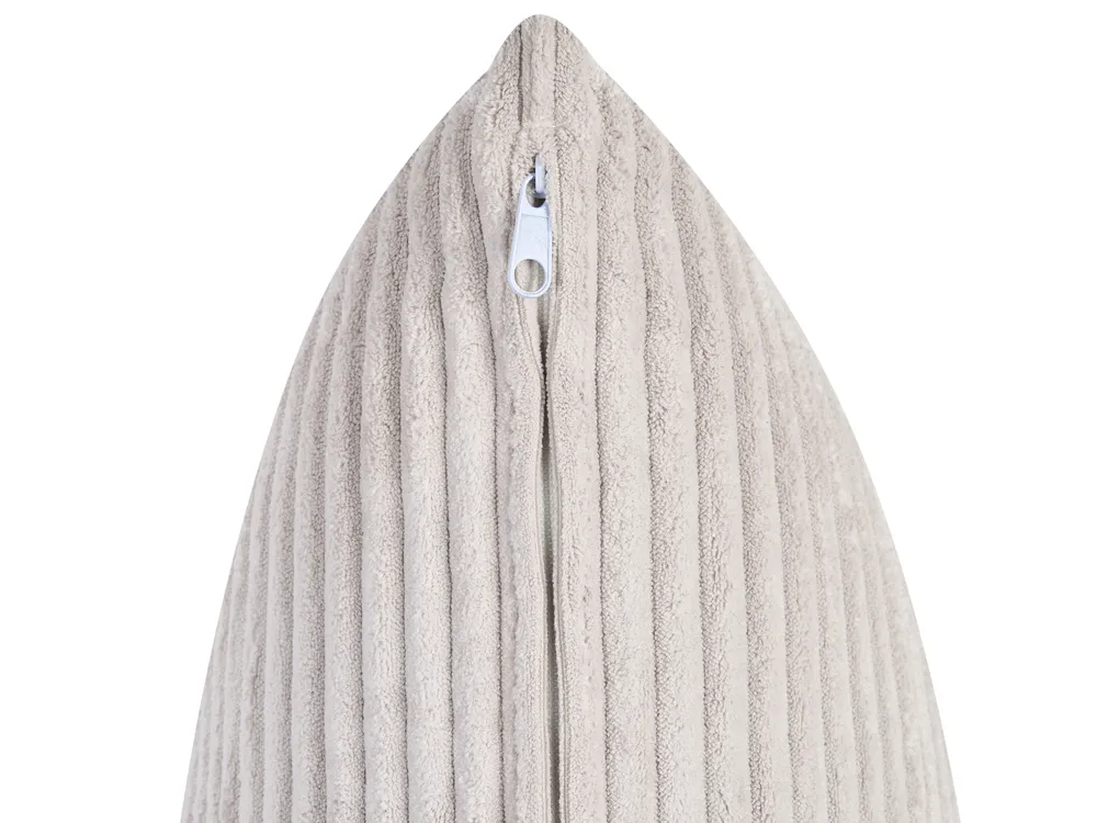 Divano modulare 3 posti LEMVIG Velluto a coste Beige_1052085