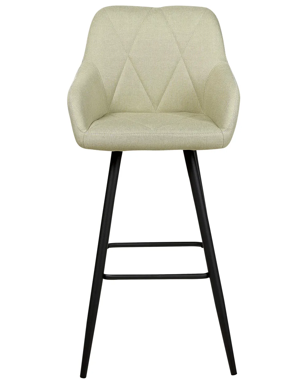 Set of 2 Bar Chairs DARIEN Light Green_1021396