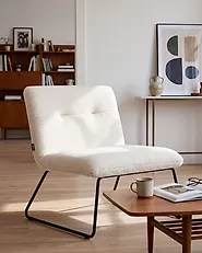 Armchair COTULLA Boucle White_1174660