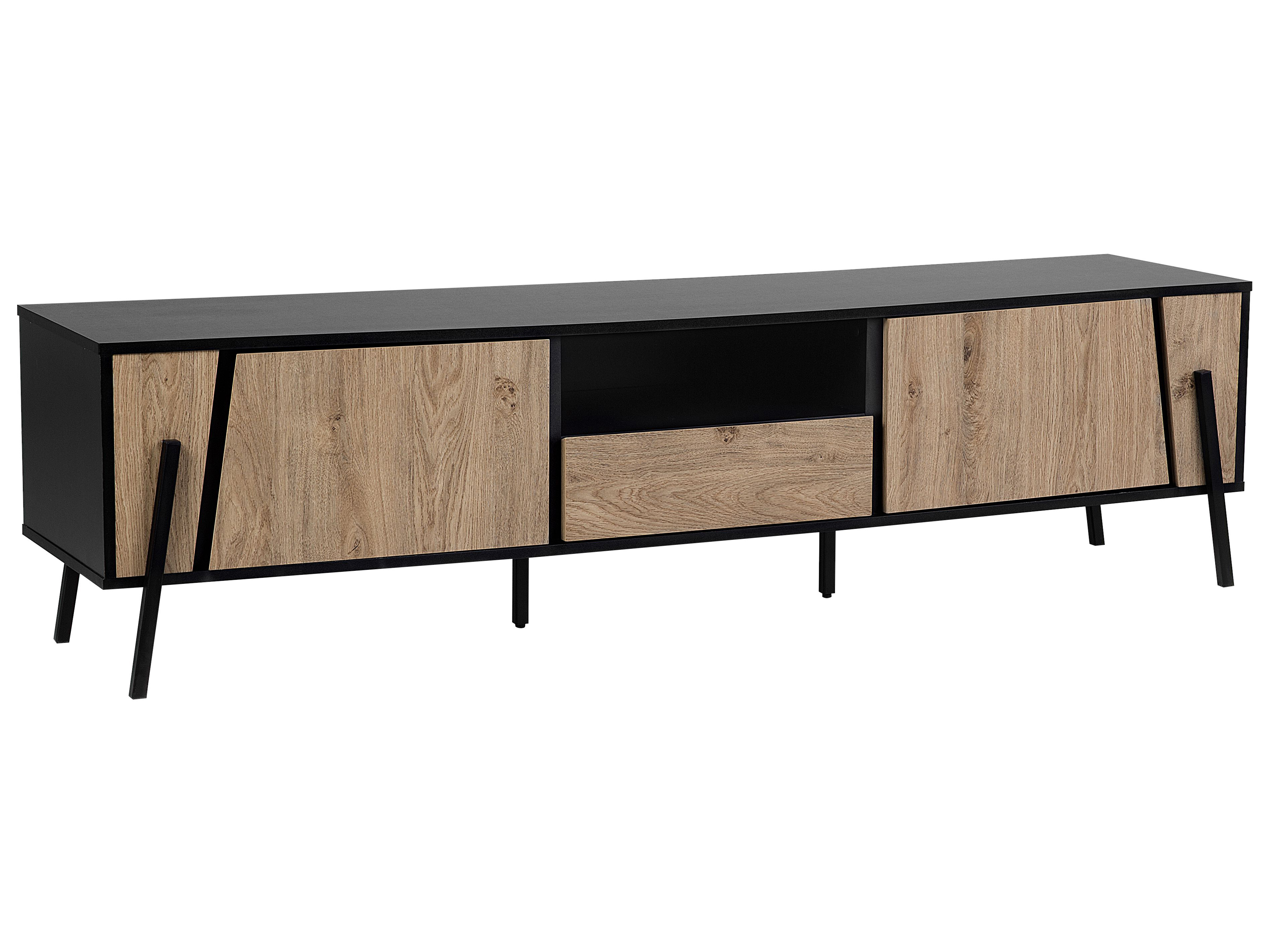 TV Stand BLACKPOOL Brown/ Black