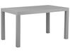 Table de jardin gris clair 140 x 80 cm FOSSANO_744679