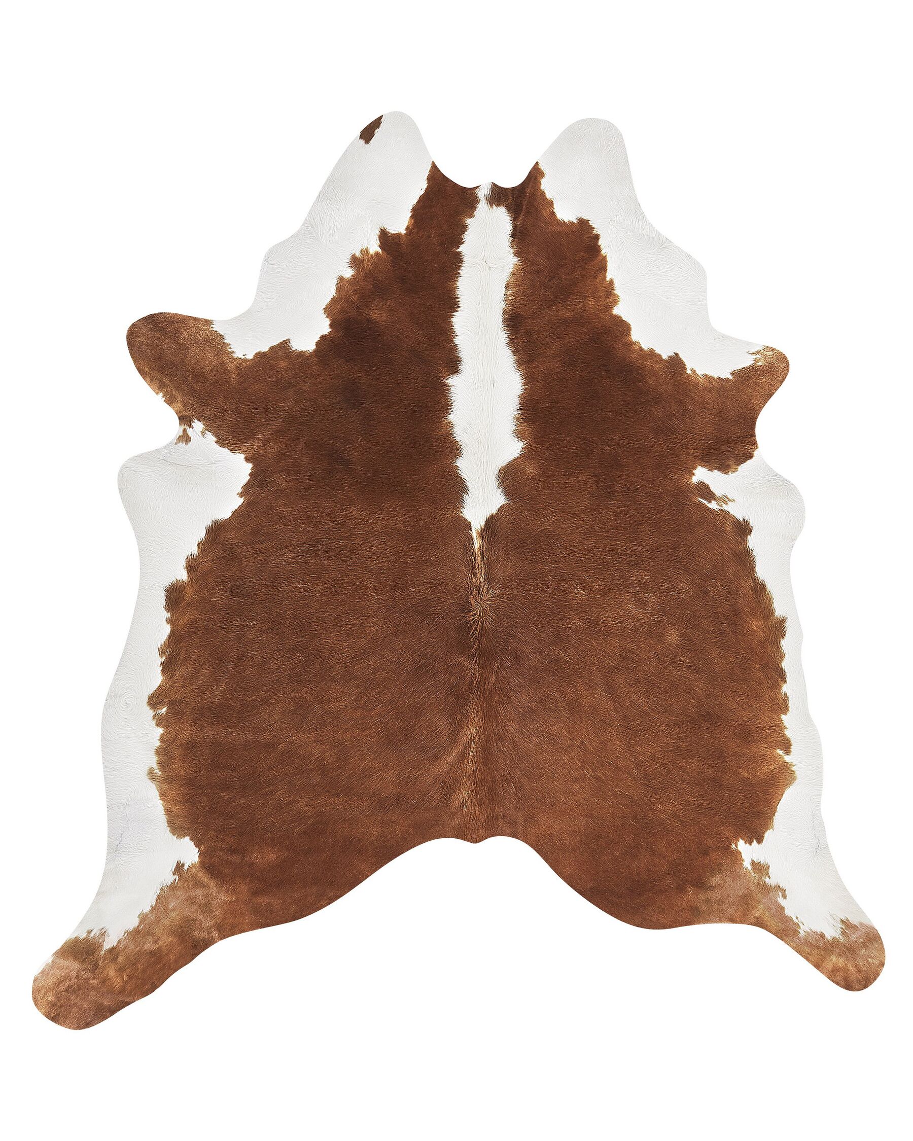 Cowhide Rug 2-3 m² Brown and White NASQU_815805