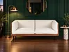 Sofa 2 Seater VORGOD Fabric Off-White
