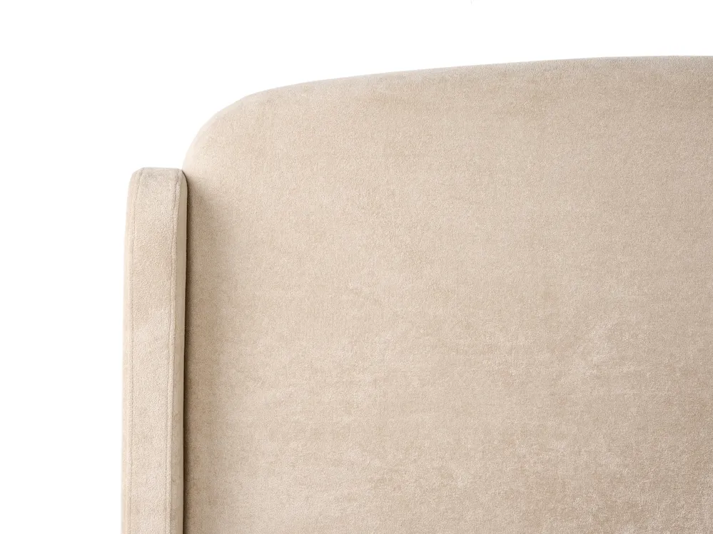 Ottoman Bed BERNAY Fabric Taupe 160 x 200 cm (EU King Size)_1025729