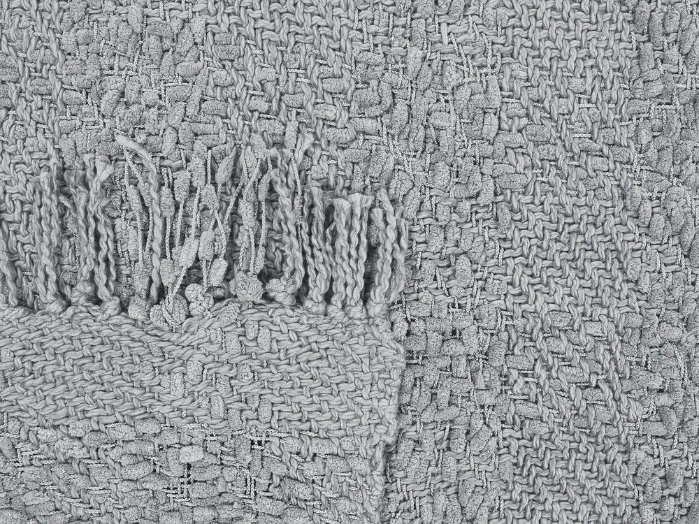 Koc VELLA Bawełna 200 x 220 cm Szary_939514