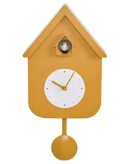 Pendulum clock BONNEVAL 24 cm with Cuckoo Yellow_1151117