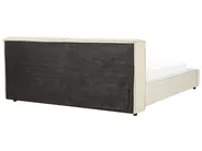 Bed Corduroy LINARDS 180 x 200 cm (EU Super King) Beige_876131