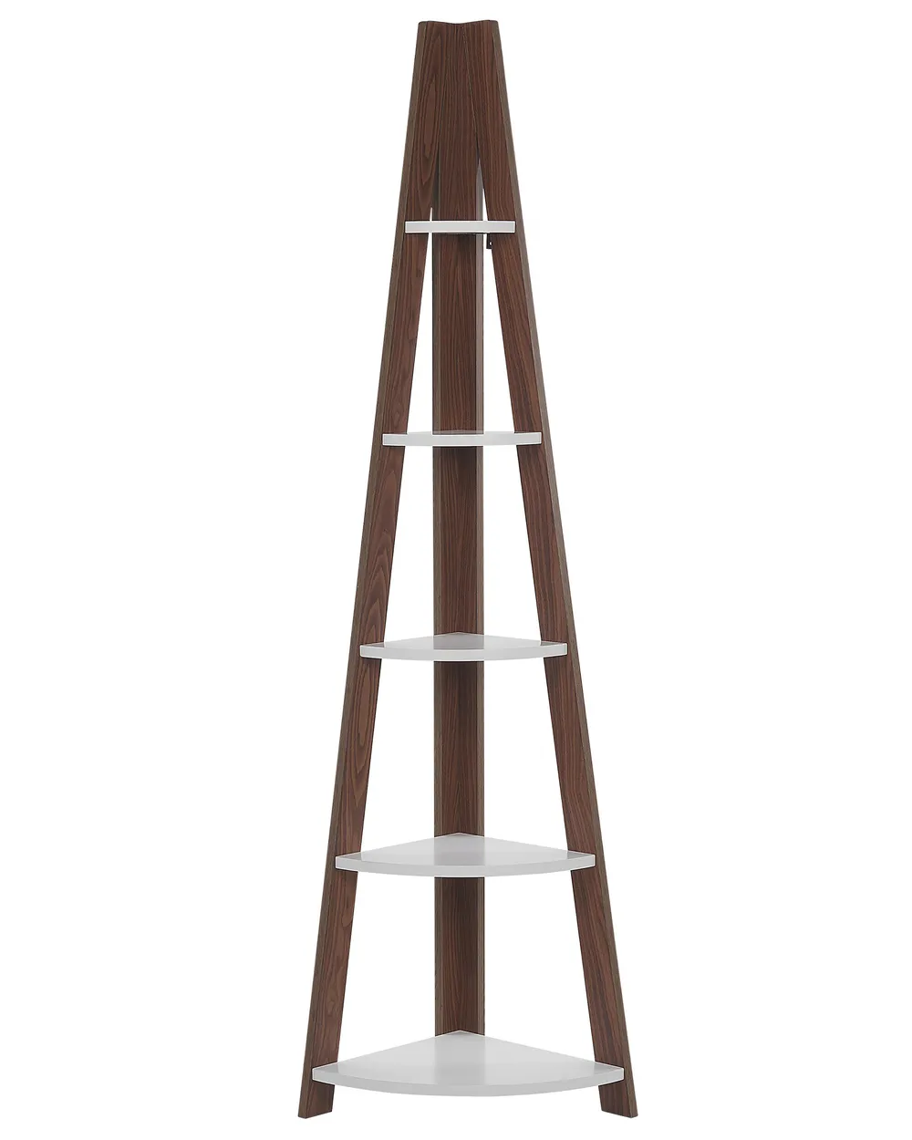 Libreria Angolare Con Luci LED E Ante - Lifewit, 5 Ripiani, 173 Cm, Marrone Rustico Per Soggiorno, Camere Piccole E Uffici