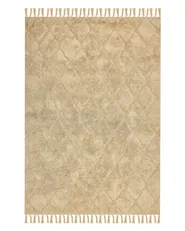 Dywan SANLIURFA Beżowy 140 x 200 cm Bawełna_848843