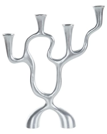Kerzenhalter Metall Silber – 7,5 Cm Hoch, Mit Sockel, Für Teelichter & Kleine Kerzen