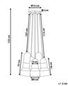 Hanglamp 5 lampen grijs APURE_673442