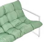 Garden Lounge Set with Table 4 Seater GARDA Metal Green_1021276