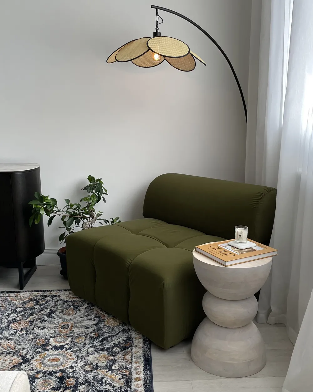 Lampada da pavimento MERRICA Metallo Nero_933323
