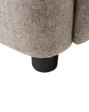 Recliner Chair SANDE with Footrest Fabric Beige_956197