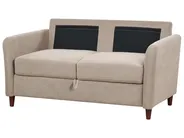 Sofa 2 Seater MARE with Storage Fabric Taupe_918617