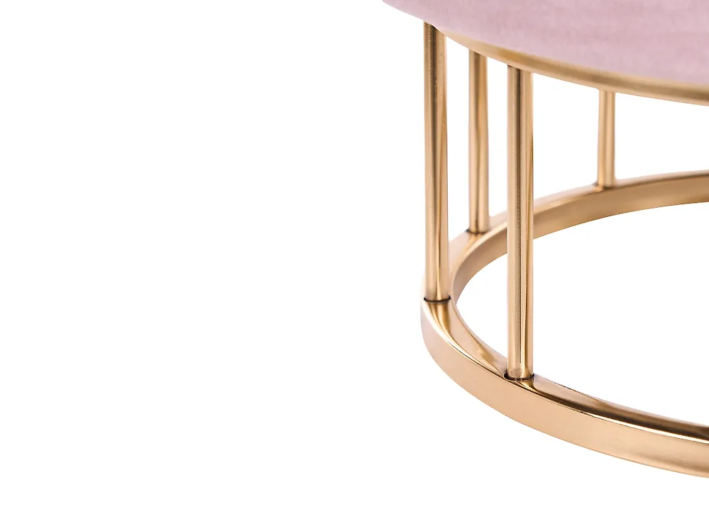 Storage Pouffe ELGIN Velvet Pink_772391