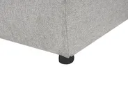 Corner Sofa Bed 3 Seater LUSPA with Storage Fabric Light Grey Left Hand_900989