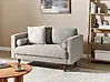 Sofa dla 2 osób NURMO Beżowoszary