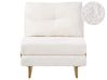 Single Sofa Bed JERSLEV Boucle Off-White