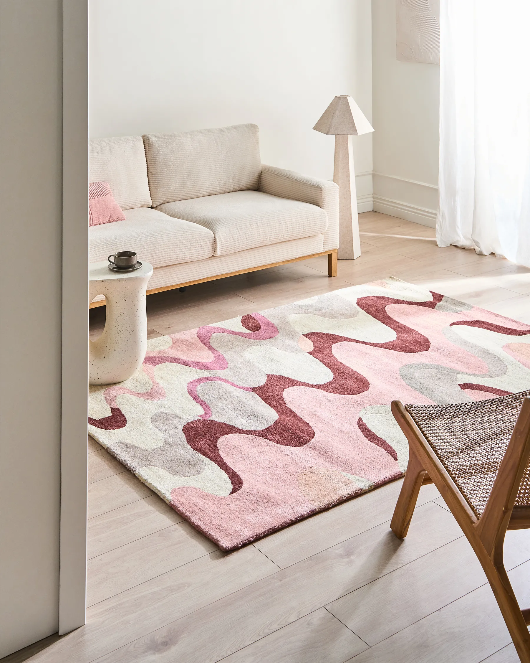 Rug KOTLI Multicolour 160 x 230 cm Viscose_1036877