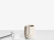 5-Piece Bathroom Accessories Set SAMIRIA Beige_1071892