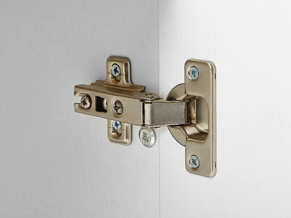 Biurko JOHNSON 112 cm 50 cm ze schowkiem Brązowy/ biały_790291