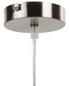 Lámpara de techo de poliéster marrón/blanco 108 cm ELBE_756310