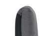 5 Seater Left Hand Modular Fabric Corner Sofa Dark Grey UNSTAD_924654