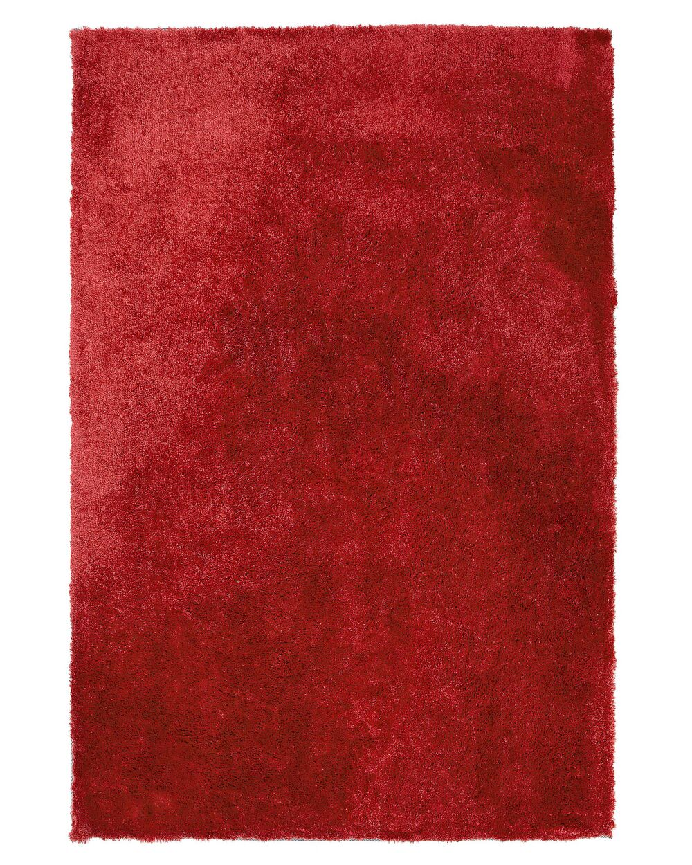 Matta med lång lugg EVREN Röd 140 x 200 cm