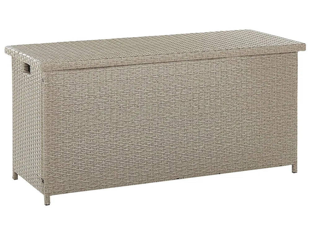 Storage Box MODENA 126 cm 46 cm PE Rattan Taupe_776502