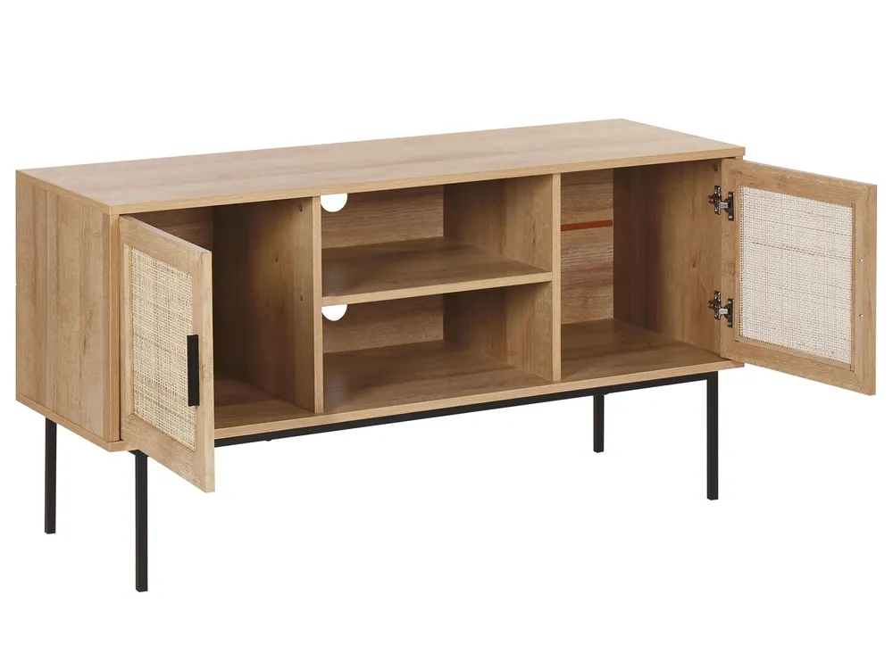 TV Stand PASCO Rattan Light Brown_804076