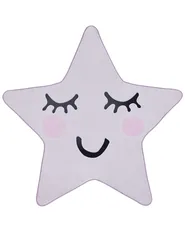 Kids Rug SIRIUS Pastel Pink 120 x 120 cm_831551