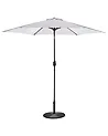 Parasol ogrodowy 266 cm VARESE Jasnoszary