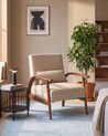 Poltrona SKARA Tessuto Beige