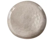 Set of 4 Dinner Plates COSTMARY Stoneware Grey_957332