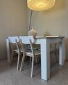 Set of 2 Wooden Dining Chairs White SANTOS_861749