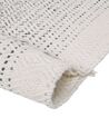 Tapis en laine blanc et gris 140 x 200 cm OMERLI_852630